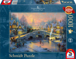 Puzzle 1000 Kinkade – Χειμώνας Στο Χωριό