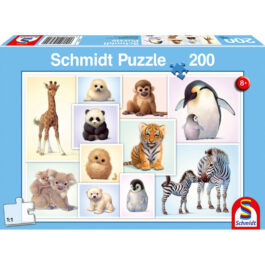 Puzzle 200 Standard Μωρά Ζώα