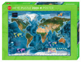 Puzzle 2000 World – Δορυφορικός Χάρτης