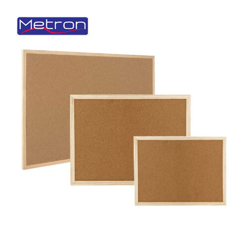 Πίνακας Φελλού Metron Ξύλινο Πλαίσιο
