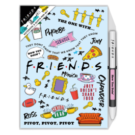 Friends Notebook and Quote Pen Set Blue Icon