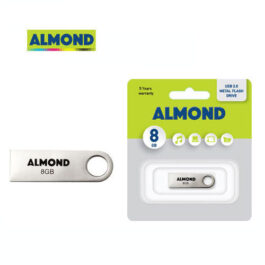 USB Flash Drive Almond 8GB Μεταλλικό Mini