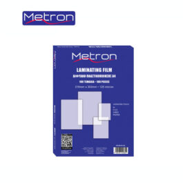 Δίφυλλα Πλαστικοποίησης Metron Α4 216x303mm 125mic 100τεμ