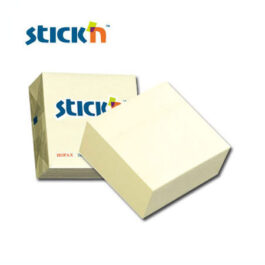 Χαρτιά Σημειώσεων Αυτοκόλλητα Κύβος 76x76mm Stick’n 400Φ Κίτρινο