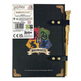 Harry Potter Notebook Hogwards & Wand Pencil Set