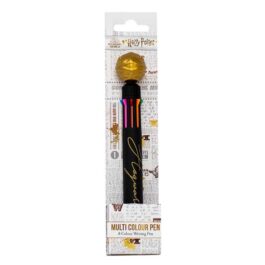 Harry Potter Snitch 8 Colour Pen Hogwarts Crest SLHP517