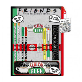 Friends Bumper Stationery Wallet Grey SLFS058