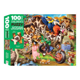 Puzzle 100 Χνουδωτό Ζώα σε Χάος