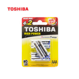 Αλκαλικές Μπαταρίες Toshiba LR03 ΑΑΑ 4+2τεμ