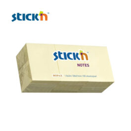 Χαρτιά Σημειώσεων Αυτοκόλλητα 38x50mm Stick’n 100Φ Κίτρινο 12τεμ