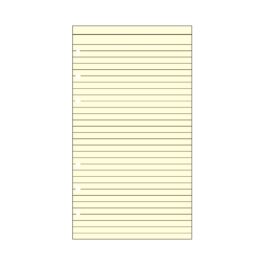 Φύλλα Σημειώσεων με Γραμμές Κίτρινα Personal