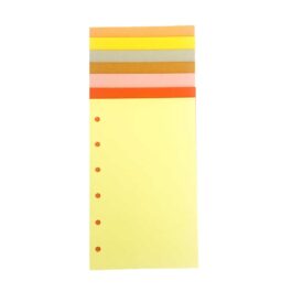 Φύλλα Σημειώσεων Χωρίς Γραμμές Χρωματιστά Pocket