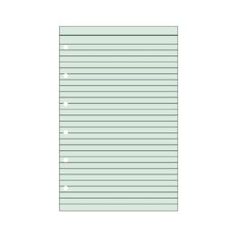 Φύλλα Σημειώσεων Χωρίς Γραμμές Πράσινα Pocket