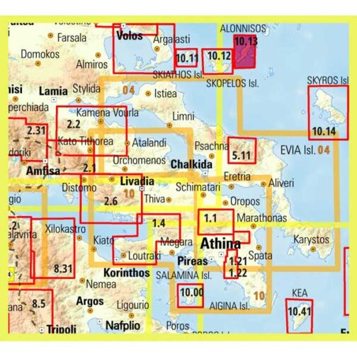 Αλόννησος Πεζοπορικός Χάρτης 1:25.000 - Εικόνα 2