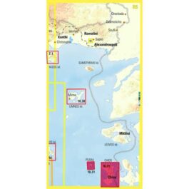 Χίος Ψαρά Οινούσσες Πεζοπορικός Χάρτης 1:60.000
