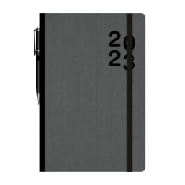 Ημερήσιο Ημερολόγιο Eco 17×24 με Λάστιχο και Στυλό