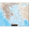 Χάρτης Ελλάδας Πολιτικός και Γεωφυσικός Διπλωμένος 70x100cm - Εικόνα 3