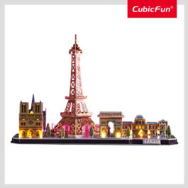 3D Puzzle Paris With LED Light Inside L525h