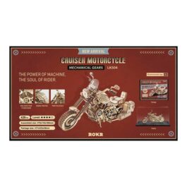 Ξύλινη Κατασκευή Cruiser Motorcycle LK504