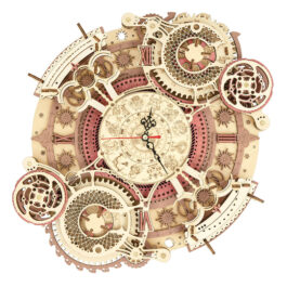 Ξύλινη Κατασκευή Zodiac Wall Clock LC601