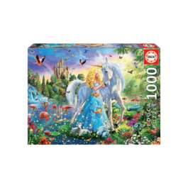 Puzzle 1000 Princess And The Unicorn