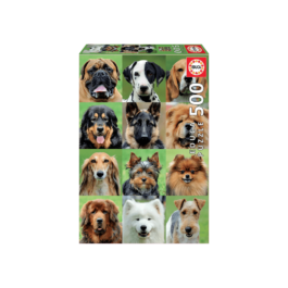 Puzzle 500 Dogs Collage