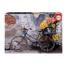Puzzle 500 Bicycle With Flowers