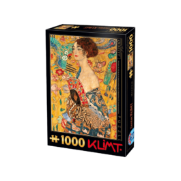 Puzzle 1000 Klimt Lady With A Fan