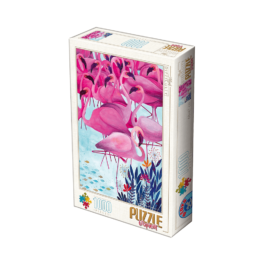 Puzzle 1000 Kurti Andrea Flamingos