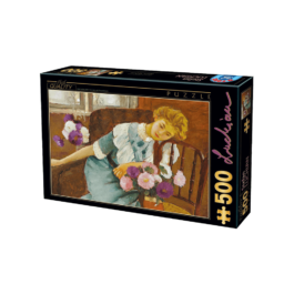 Puzzle 500 Luchian Lorica With Chrysanthem