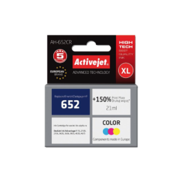 Active Jet Ink Συμβατό Με HP AH-652CR #652 Tricolor 21ml (Α) #F6V24A