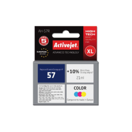 Active Jet Ink Συμβατό Με HP AH-57R #57 Tricolor 21ml (Α) #C6657AE