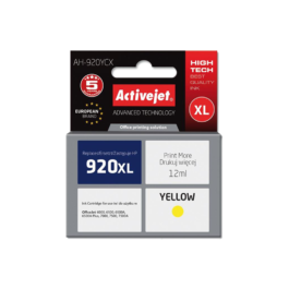 Active Jet Ink Συμβατό Με HP AH-920YCX #920XL Yellow 12ml (Α) #CD974AE