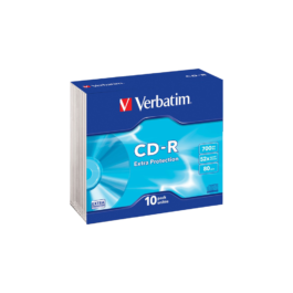 CD-R Verbatim 700MB 52x 10Τεμ Slim Datalife