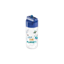 Παγούρι Miquelrius Πλαστικό Tritan BPA-free 430ml 16.5×6.3cm Space Μπλε