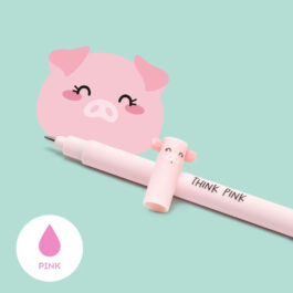 Legami Erasable Pen Piggy Pink