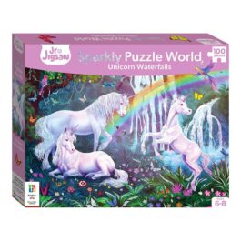 Puzzle 100 Sparkly Unicorn Waterfalls