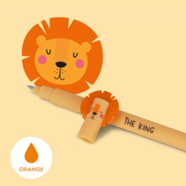 Legami Erasable Pen Lion Orange