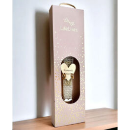Λαμπάδα Γυναικεία Romantic Heart με Σκουλαρίκια Χρυσά Σε Κουτί