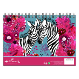 Hallmark Μπλοκ Ζωγραφικής Α4 Σπιράλ 30 Φύλλων Love Zebra