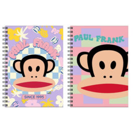 Paul Frank Τετράδιο Σπιράλ 17x25cm 2 Θεμάτων 70Φύλλων 1995 – Logo Girl