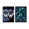 No Fear Τετράδιο Σπιράλ 17x25cm 2 Θεμάτων 70Φύλλων Night Wolf – Urban