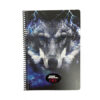 No Fear Τετράδιο Σπιράλ 17x25cm 2 Θεμάτων 70Φύλλων Night Wolf – Urban - Εικόνα 2