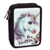 Back Me Up Κασετίνα Διπλή Magic Unicorn