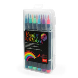 Legami Set of 12 Brush Markers Bright