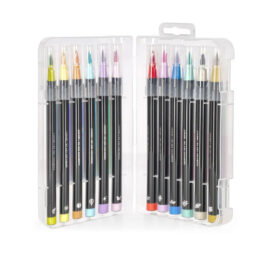 Legami Set of 12 Brush Markers Pastel