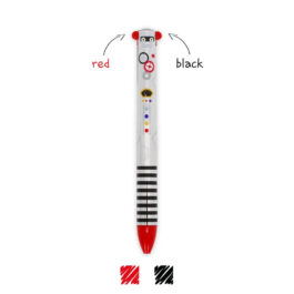 Legami Two-Colour Ballpoint Pen – Click&Clack – Robot