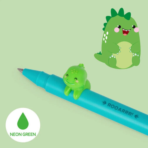 Legami Gel Pen Lovely Friends Dino Neon Green - Εικόνα 2