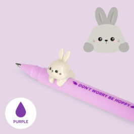 Legami Gel Pen Lovely Friends Bunny Purple