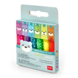 Set 6 Mini Highlighters Legami Teddy’s Mood